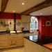 the kitchen